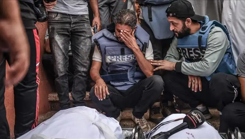 Gazze'deki Gazeteciler Soykırım Eylemine Tanıklık Ediyor!