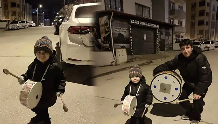 Türkiye'nin En Küçük Ramazan Davulcusu: Minik Yetenek Ailece Kutlanıyor