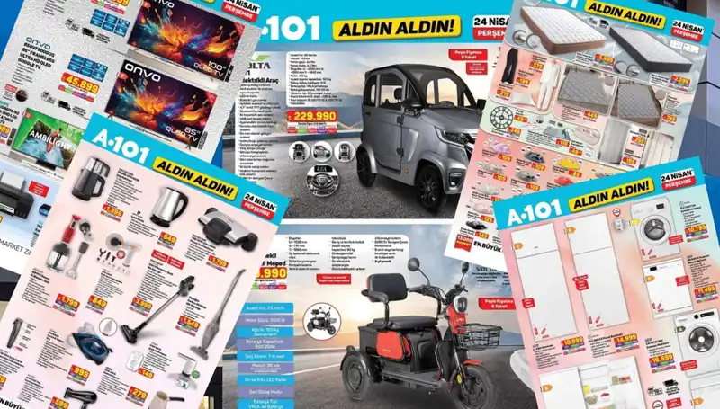 A101, 24 Nisan'da Yeni Ürünlerle Alışveriş Keyfini Arttırıyor!