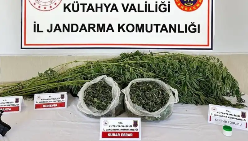 Kütahya'da Uyuşturucu Operasyonu: Tek Şahıs Yakalandı, Yüzlerce Gram Ele Geçirildi