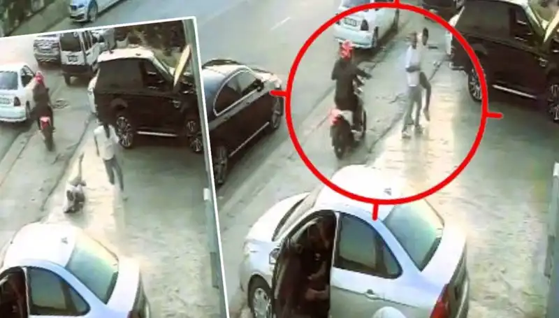 Denizli'de Sokak Ortasında Motosikletli İnfaz Girişimi: Olay Anı Kamerada