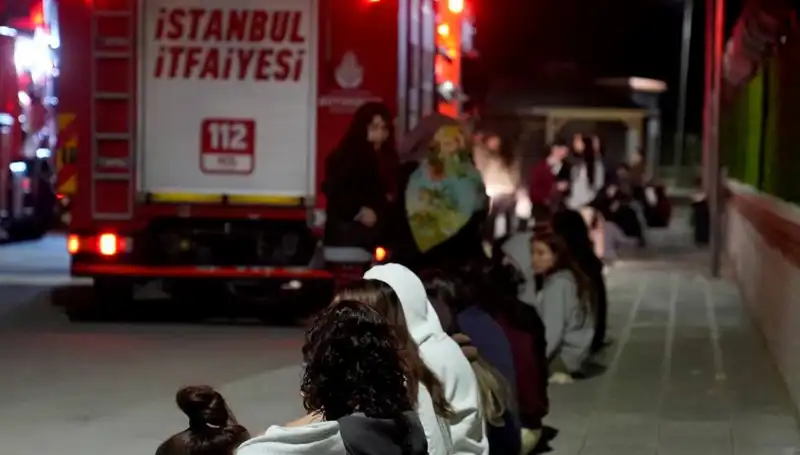 2.500 Kız Öğrencinin Barındığı Yurt Binasında Yangın Paniği!