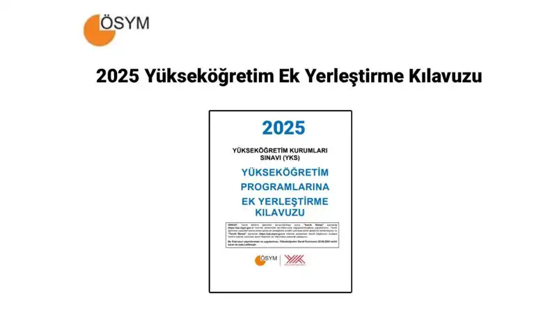 2025 YKS Ek Yerleştirme Kılavuzu: Tercih Tarihleri ve Ücretler Açıklandı